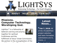 Tablet Screenshot of lightsys.org